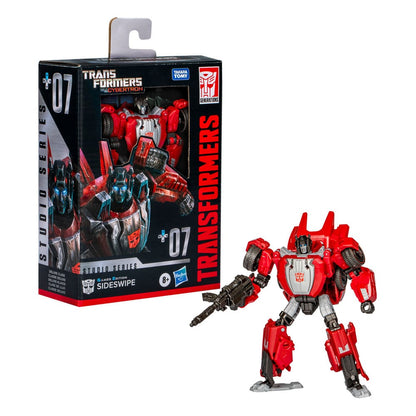 Transformers: War For Cybertron Studio Series Deluxe Class Action Figure Gamer Edition Sideswipe 11 cm - M 5