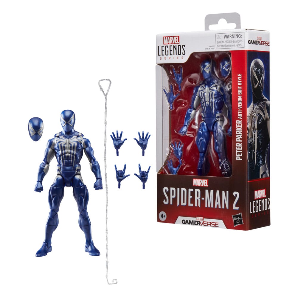 Spider-Man 2 Marvel Legends Gamerverse Action Figure Peter Parker (Anti-Venom Suit Style) 15 cm - M 5