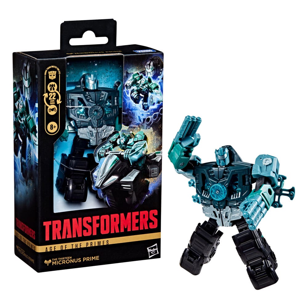 Transformers Age of the Primes Deluxe Class Action Figure The Thirteen: Micronus Prime 14 cm - M 3