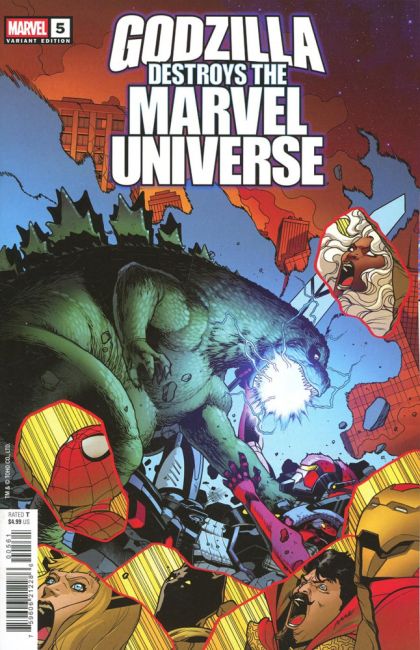 2025 - Godzilla Destroys the Marvel Universe #5 Var. F - M - ENG 104