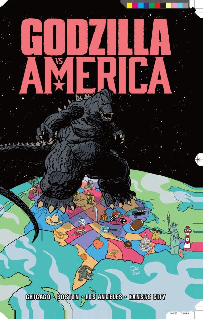 2026 - Godzilla Vs. America: Boston, Chicago, Kansas City, Los Angeles - M - ENG - PRE-ORDER 1