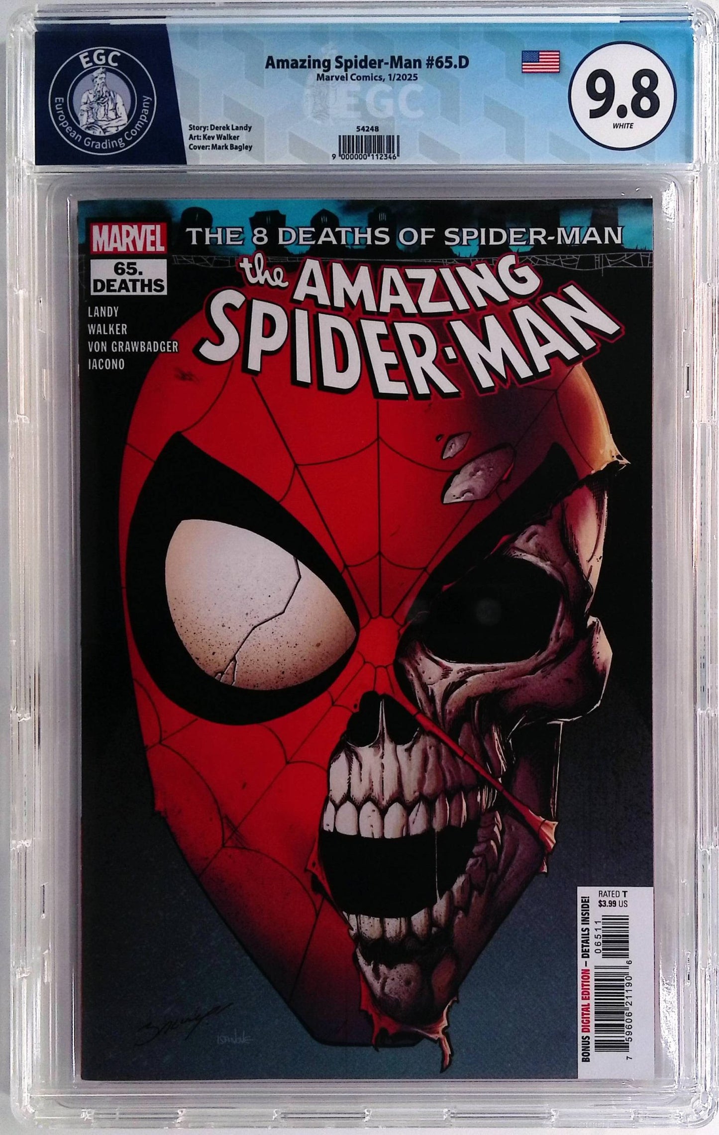 2025 - The Amazing Spider-Man, Vol. 6 #65 Var. .DEATHS-A - NM/M - ENG 1
