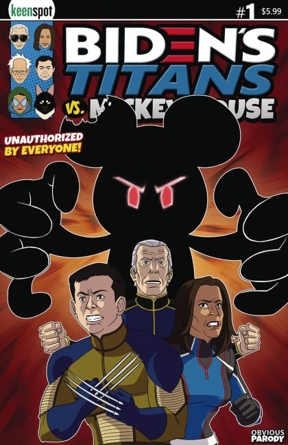 2024 - Keenspot Entertainment - ON DEMAND - Biden's Titans Vs Mickey Mouse #1 Var. A - M - Eng 1