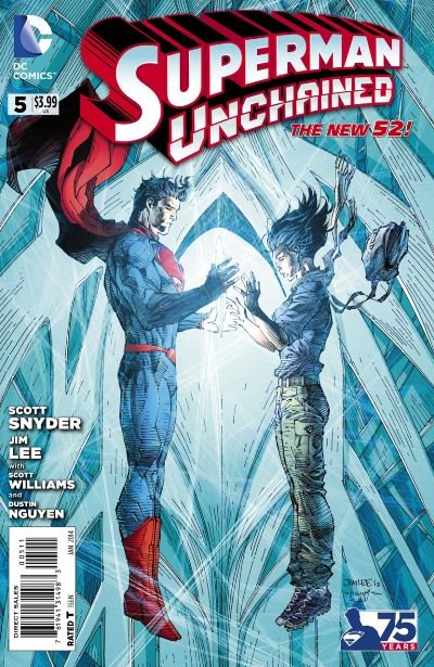 2013 - Superman Unchained #5 Var. A - A Place Between - M - ENG - PRE-ORDER 1