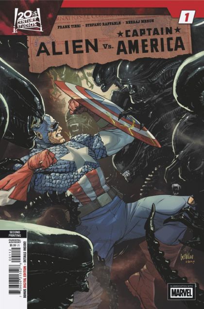 2025 - Alien vs. Captain America #1 Var. G - Operation: Red King, Part One - M - ENG - PRE-ORDER 1