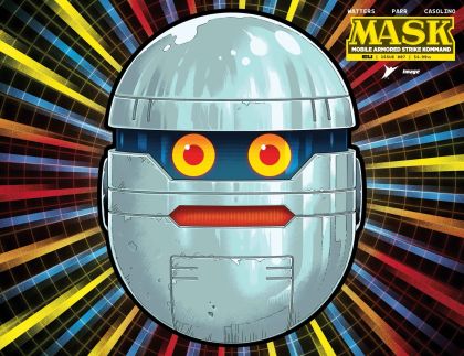 M.A.S.K. #7 Cvr H Pye Parr & Luke Preece & Andres Juarez Die Cut Mask Var - M - ENG - PROMO 1