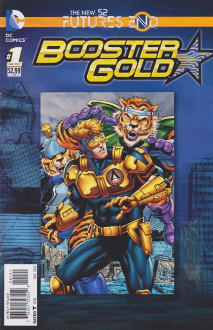2014 - Booster Gold: Futures End #1 Var. B - Pressure Point - M - ENG 1