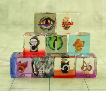 Filled/Inclusion Mystery Dice Sets - M 3
