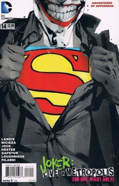 2014 - Adventures of Superman, Vol. 2 #14 Var. B - The Sound of One Hand Clapping / ...The Coming of Sugar and Spike--? - M - ENG - PRE-ORDER 1