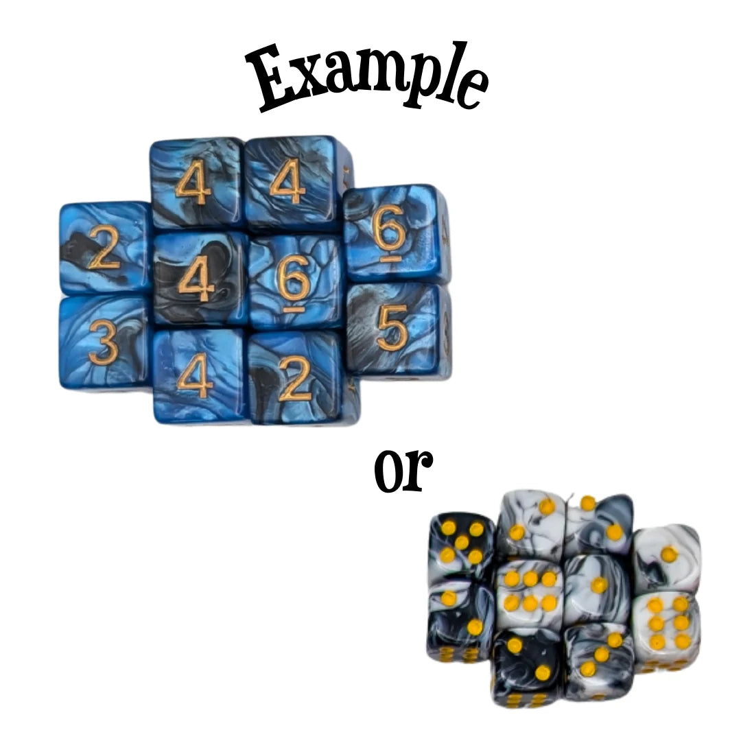 Mystery12mm Pipped/Dotted Dice Set - M 2