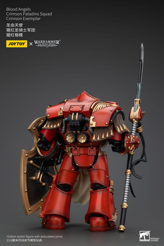 Warhammer The Horus Heresy Action Figure 1/18 Blood Angels Crimson Paladins Squad Crimson Exemplar 14 Cm - M 4