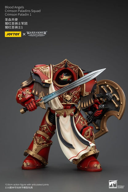 Warhammer The Horus Heresy Action Figure 1/18 Blood Angels Crimson Paladins Squad Crimson Paladin 1 14 Cm - M 2