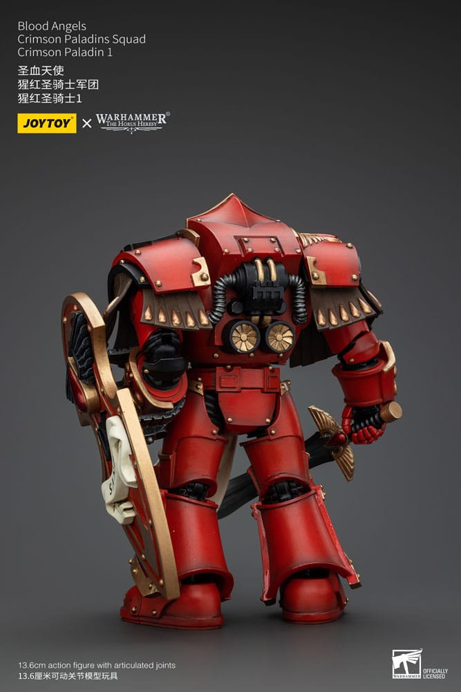 Warhammer The Horus Heresy Action Figure 1/18 Blood Angels Crimson Paladins Squad Crimson Paladin 1 14 Cm - M 3