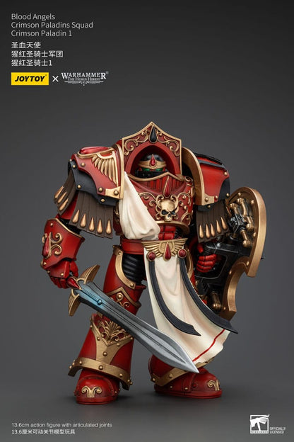 Warhammer The Horus Heresy Action Figure 1/18 Blood Angels Crimson Paladins Squad Crimson Paladin 1 14 Cm - M 4