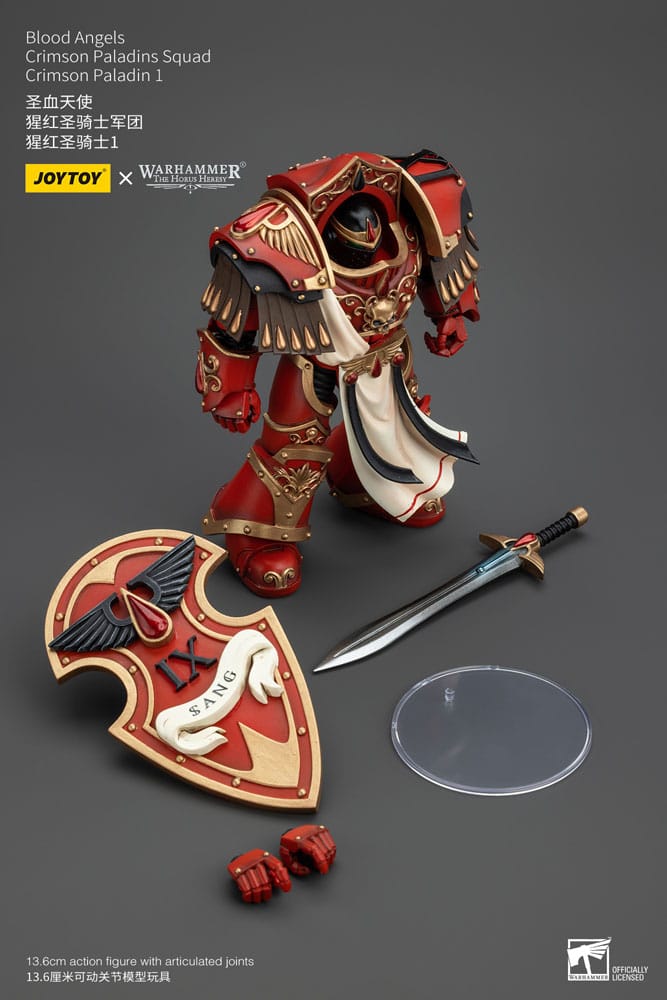 Warhammer The Horus Heresy Action Figure 1/18 Blood Angels Crimson Paladins Squad Crimson Paladin 1 14 Cm - M 5