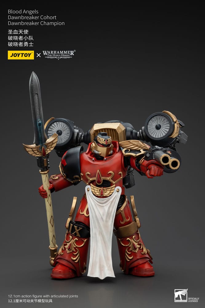 Warhammer The Horus Heresy Action Figure 1/18 Blood Angels Raldoron First Captain of the Blood Angels 13 cm - M 3
