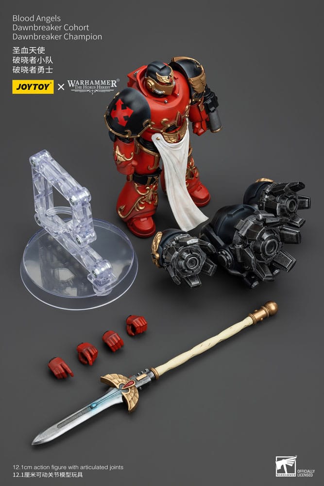 Warhammer The Horus Heresy Action Figure 1/18 Blood Angels Raldoron First Captain of the Blood Angels 13 cm - M 5
