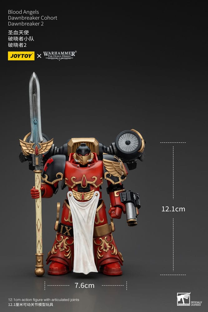 Warhammer The Horus Heresy Action Figure 1/18 Blood Angels Dawnbreaker Cohort Dawnbreaker 2 13 cm - M 6