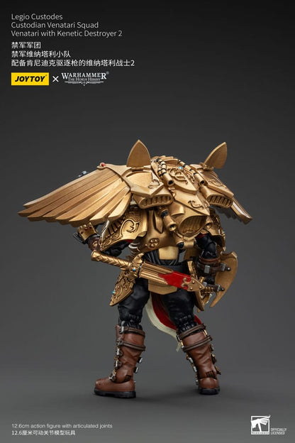 Warhammer The Horus Heresy Action Figure 1/18 Legio Custodes Custodian Venatari Squad Venatari with Kenetic Destroyer 2 13 cm - M 2