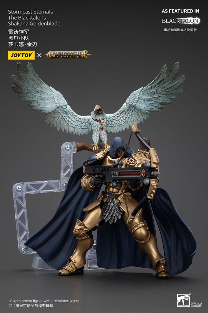 Warhammer Age Of Sigmar Actionfigur Stormcast Eternals The Blacktalons Shakana Goldenblade 20 cm - M 4