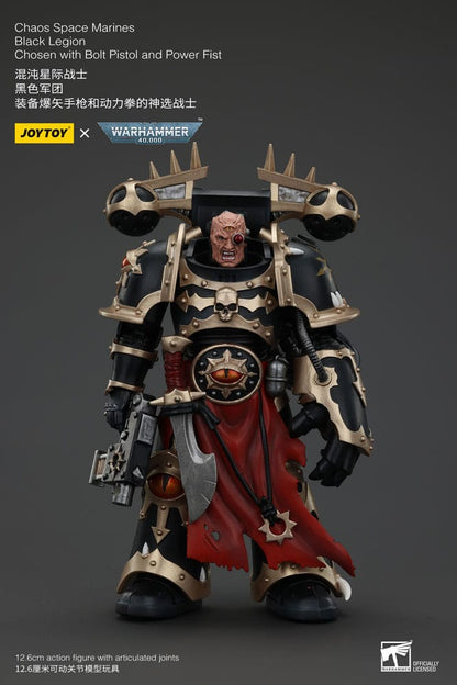 Warhammer 40K Actionfigur Chaos Space Marines Black Legion Chosen With Bolt Pistol And Power Fist 20 cm - M 1