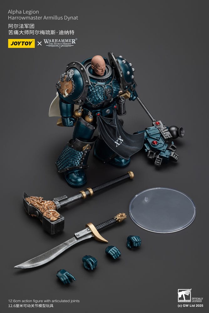 Warhammer The Horus Heresy Action Figure Alpha Legion Harrowmaster Armillus Dynat 20 cm - M 5