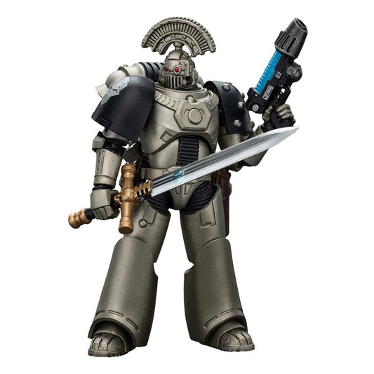 Warhammer The Horus Heresy Action Figure 1/18 lron Warriors MKVI Tactical Sergeant with Power Sword and Plasma Pistol 12 cm - M 1