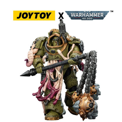 Warhammer 40,000 Action Figure Death Guard Blightlord Terminator 2 with Flail of Corruption 14 cm - M 3
