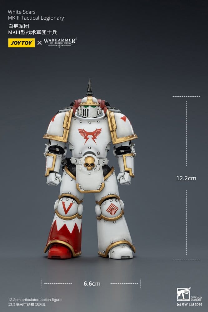 Warhammer The Horus Heresy Action Figure White Scars MKIll Tactical Legionary 12 cm - M 6
