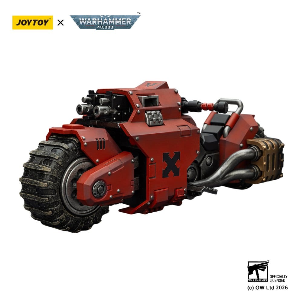 Warhammer 40,000 Raider-pattern Combat Bike Blood Angels with twin-linked bolt rifles 22 cm - M 1