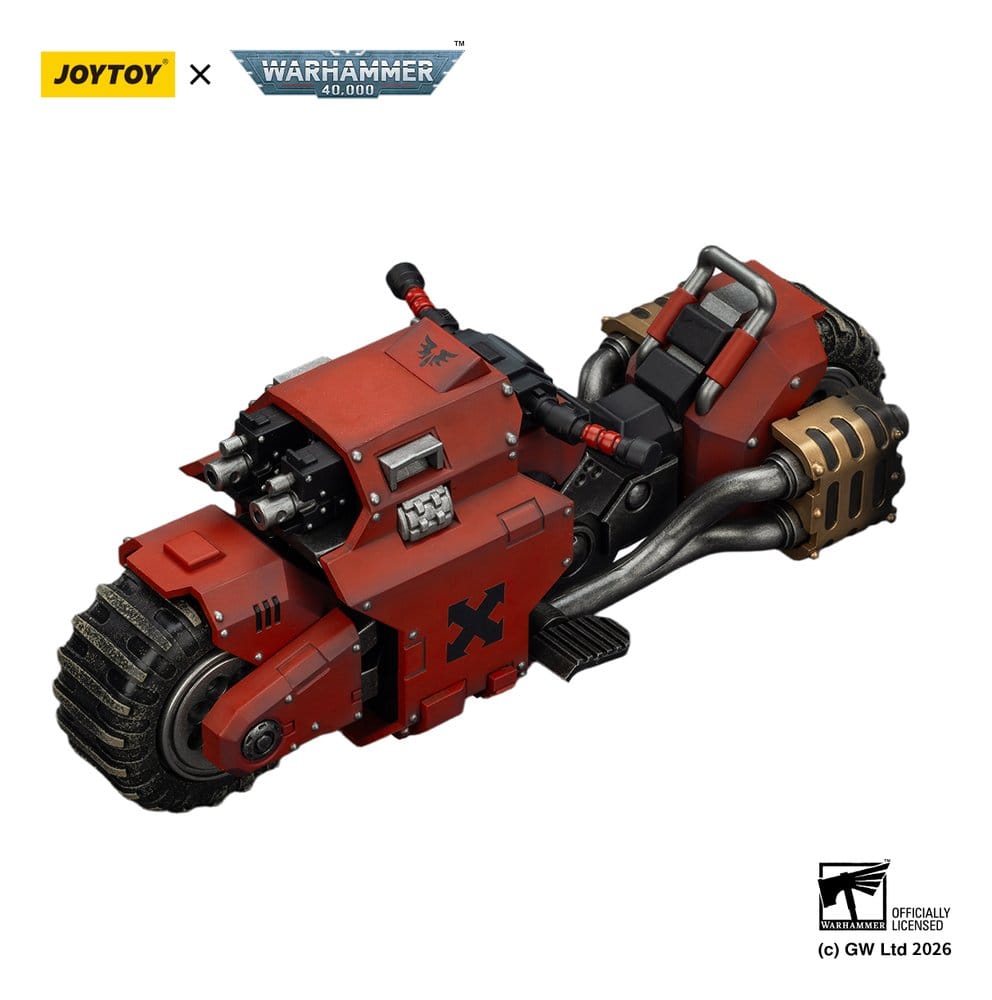 Warhammer 40,000 Raider-pattern Combat Bike Blood Angels with twin-linked bolt rifles 22 cm - M 2