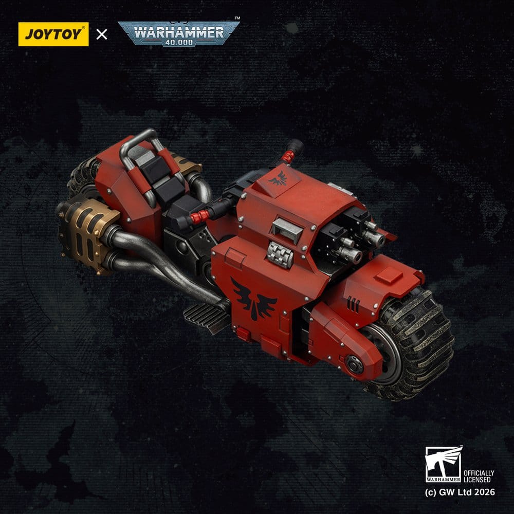 Warhammer 40,000 Raider-pattern Combat Bike Blood Angels with twin-linked bolt rifles 22 cm - M 5