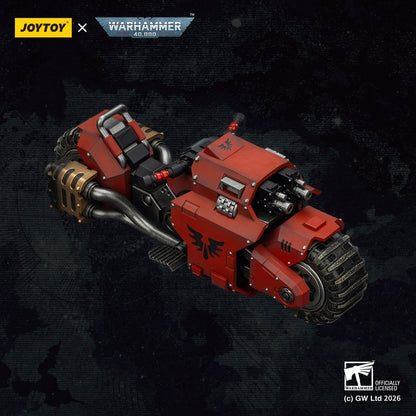 Warhammer 40,000 Raider-pattern Combat Bike Blood Angels with twin-linked bolt rifles 22 cm - M 5
