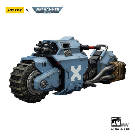 Warhammer 40,000 Raider-pattern Combat Bike Space Wolves with twin-linked bolt rifles 22 cm - M 1