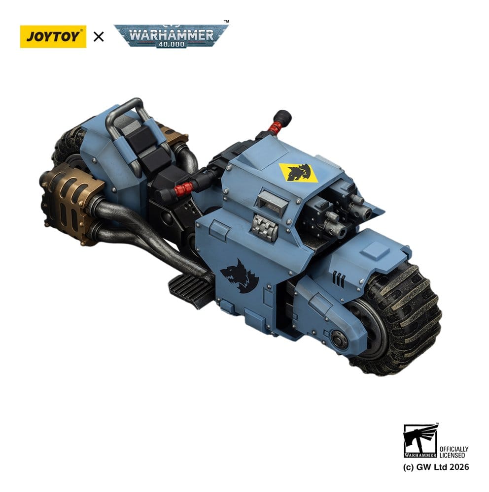 Warhammer 40,000 Raider-pattern Combat Bike Space Wolves with twin-linked bolt rifles 22 cm - M 2