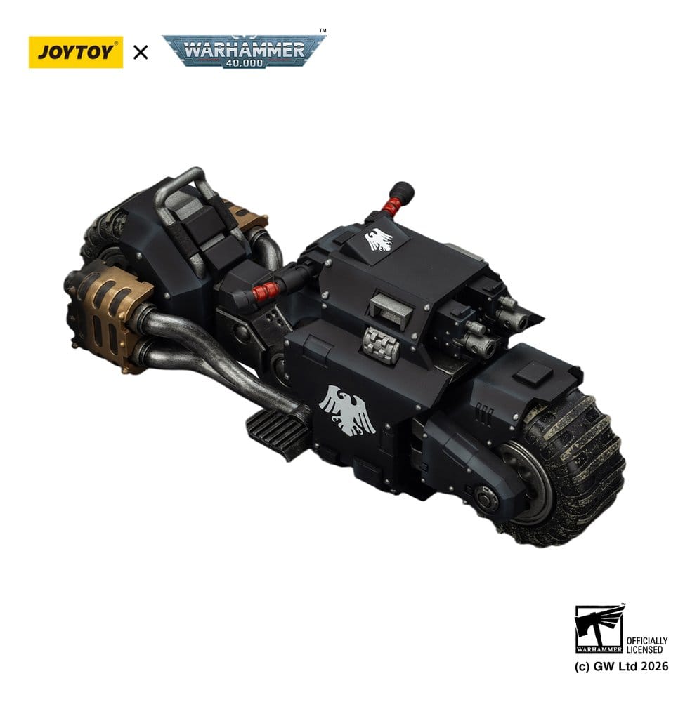 Warhammer 40,000 Raider-pattern Combat Bike Raven Guard with twin-linked bolt rifles 22 cm - M 2