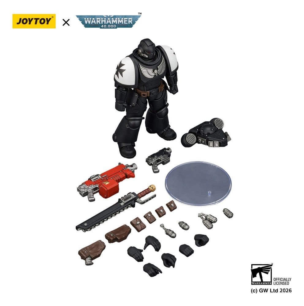 Warhammer 40,000 Action Figure Black Templars Intercessor 12 cm - M 6