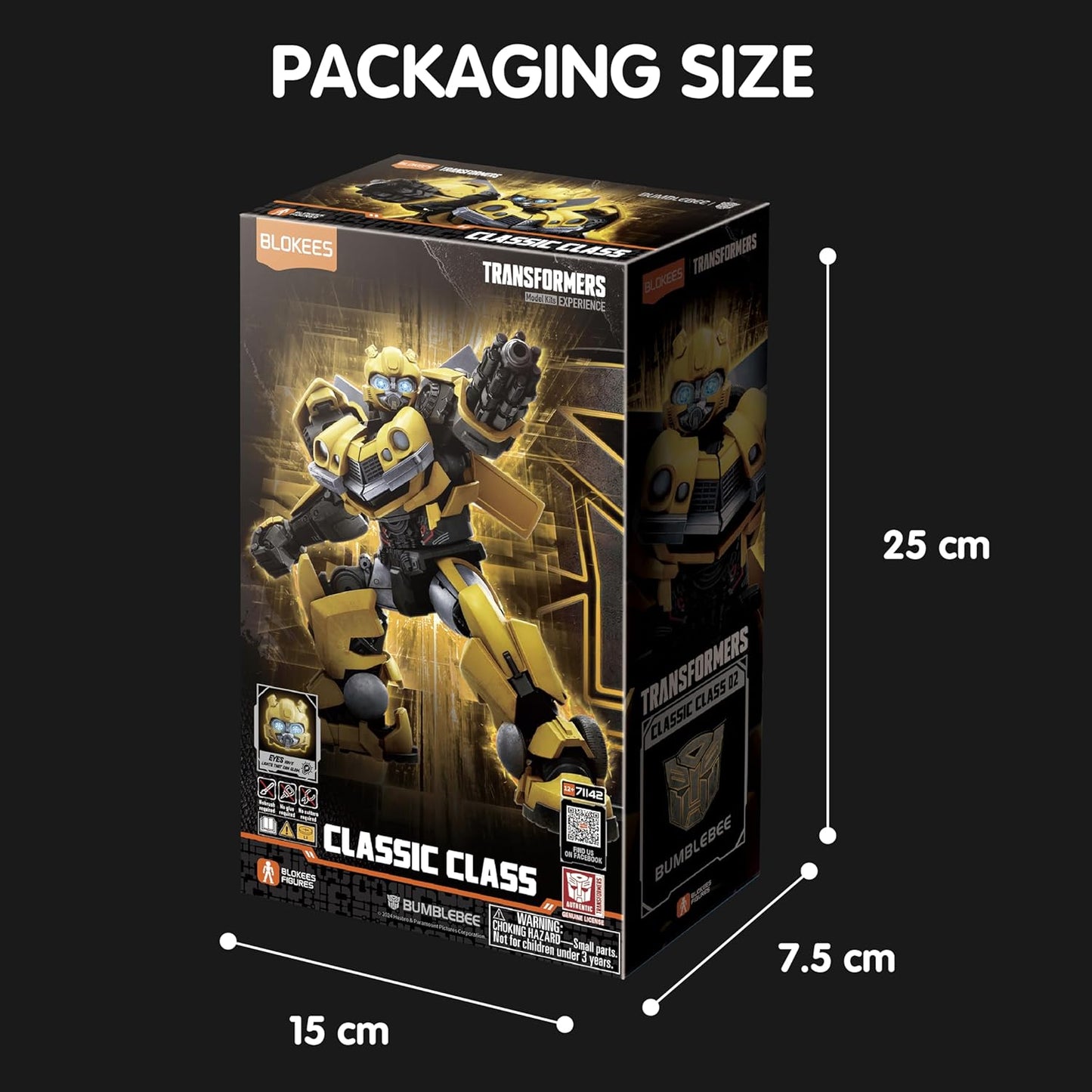 BLOKEES TRANSFORMERS CLASSIC CLASS BUMBLEBEE MODEL (Net) (C: 1-1-2) - M 4