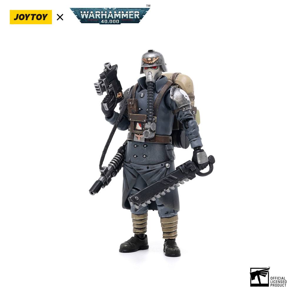 Warhammer 40k Action Figure 1/18 Death Korps of Krieg Veteran Squad Sergeant 10 cm - M 1