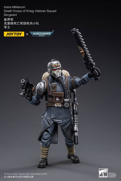 Warhammer 40k Action Figure 1/18 Death Korps of Krieg Veteran Squad Sergeant 10 cm - M 3