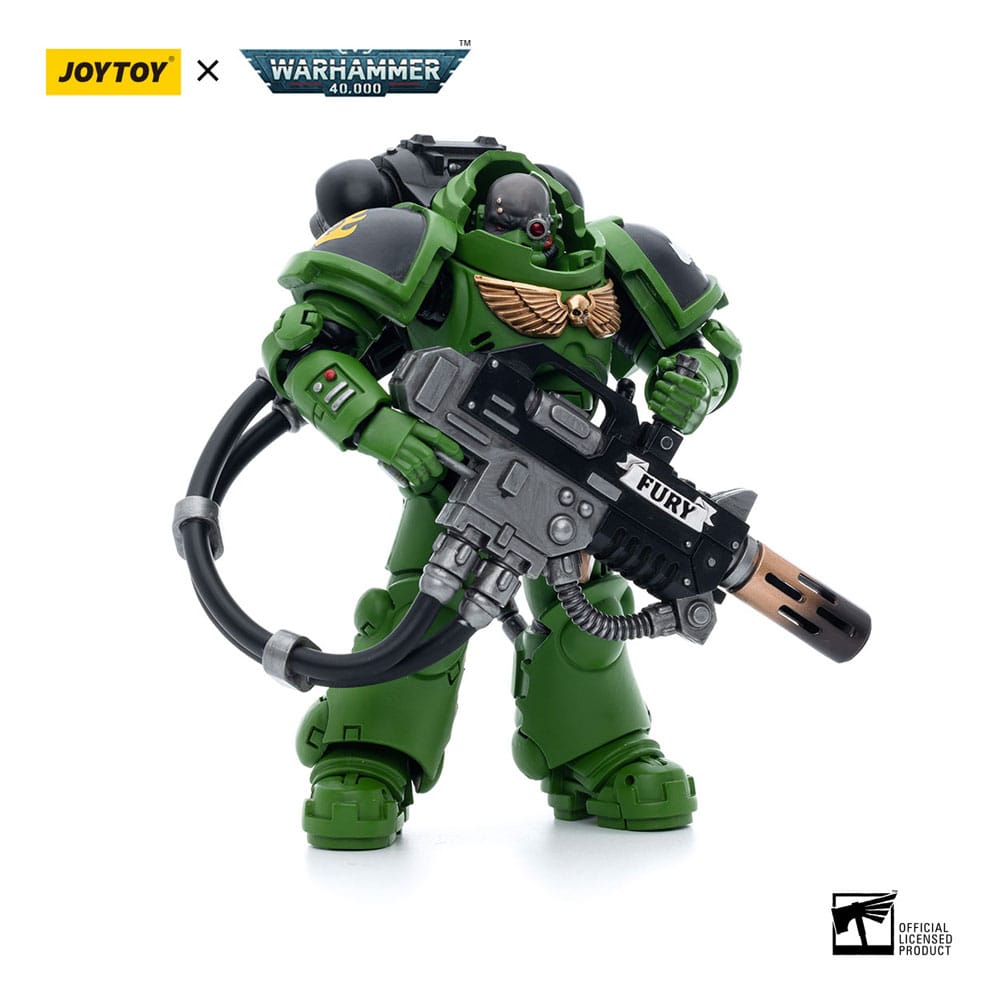 Warhammer 40K Action Figure 1/18 Salamanders Eradicators Sergeant Bragar 12 Cm - M 1