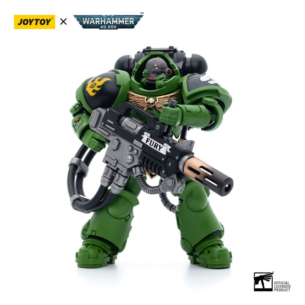 Warhammer 40K Action Figure 1/18 Salamanders Eradicators Sergeant Bragar 12 Cm - M 2