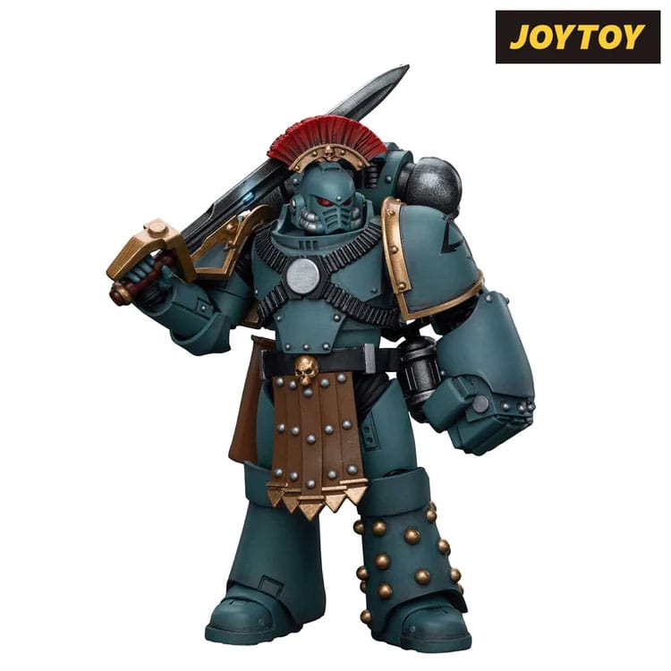 Warhammer The Horus Heresy Action Figure 1/18 Sons of Horus MKIV Tactical Squad Sergeant with Power Fist 12 cm - M 3