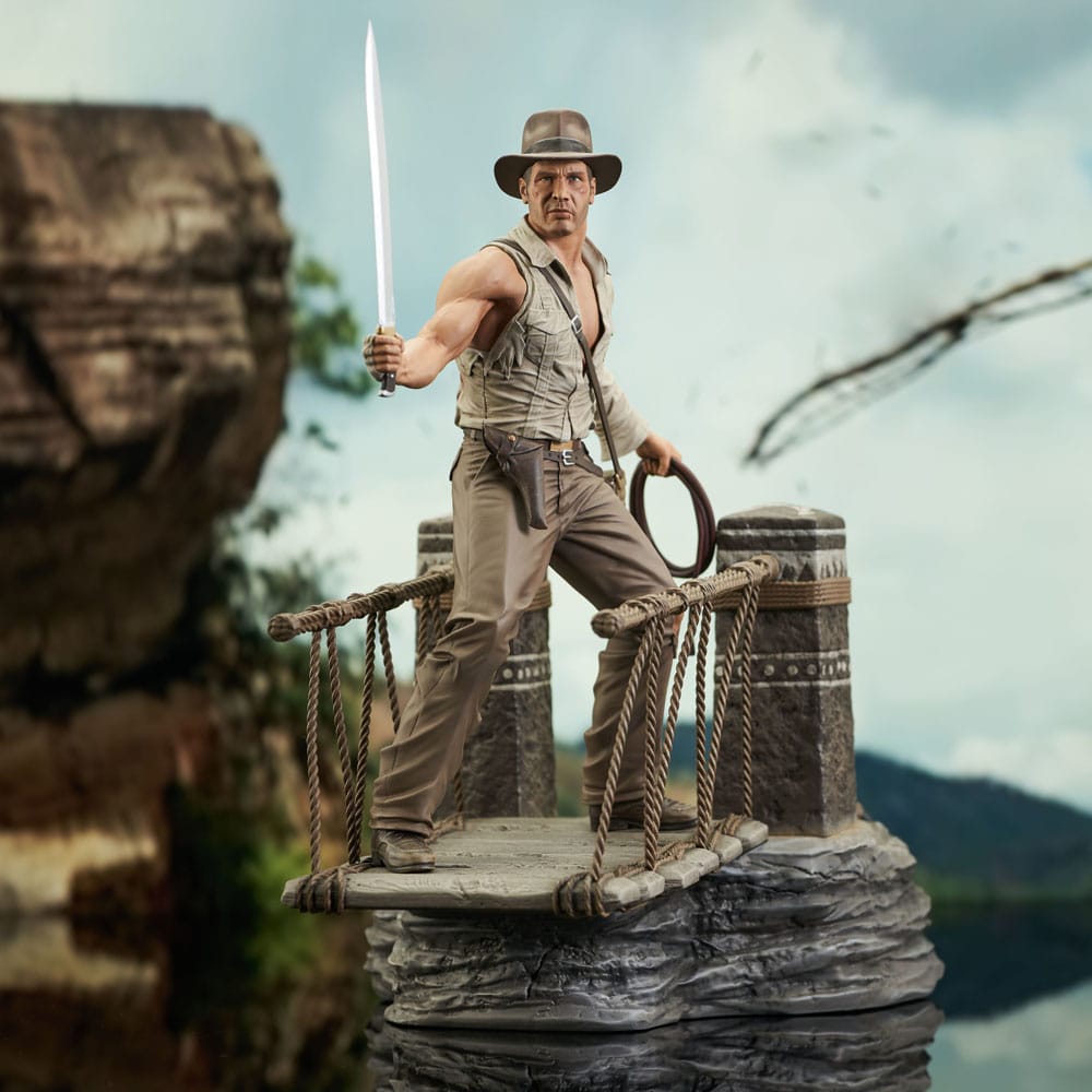 Indiana Jones and the Temple of Doom Deluxe Gallery PVC Statue Rope Bridge 28 cm - M 2