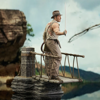 Indiana Jones and the Temple of Doom Deluxe Gallery PVC Statue Rope Bridge 28 cm - M 3