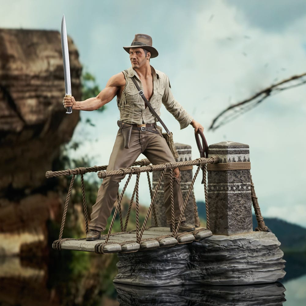 Indiana Jones and the Temple of Doom Deluxe Gallery PVC Statue Rope Bridge 28 cm - M 4
