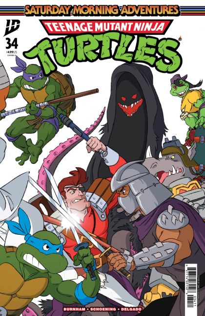 2026 - Teenage Mutant Ninja Turtles: Saturday Morning Adventures Continued #34 Var. A - M - ENG - PRE-ORDER 1