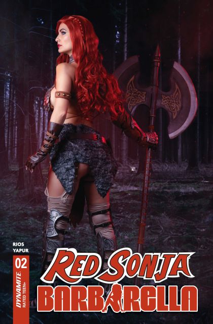 Red Sonja / Barbarella #2 Cvr D Cosplay - Ivy / Red Sonja - M - ENG - PROMO 1