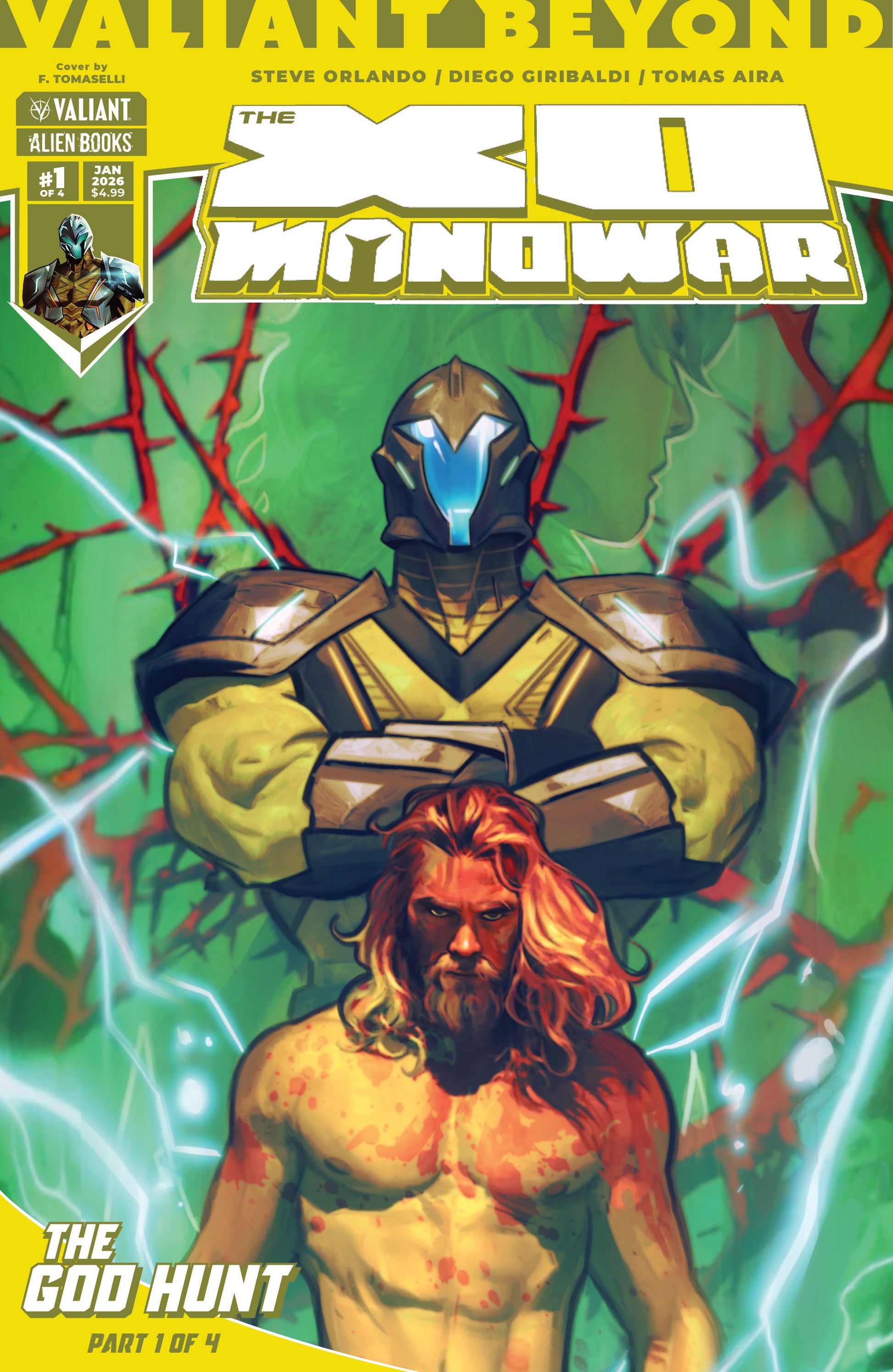 2025 - Valiant Beyond: The X-O Manowar #5 - The God Hunt #1 Cvr A Francesco Tomaselli - M - ENG 1