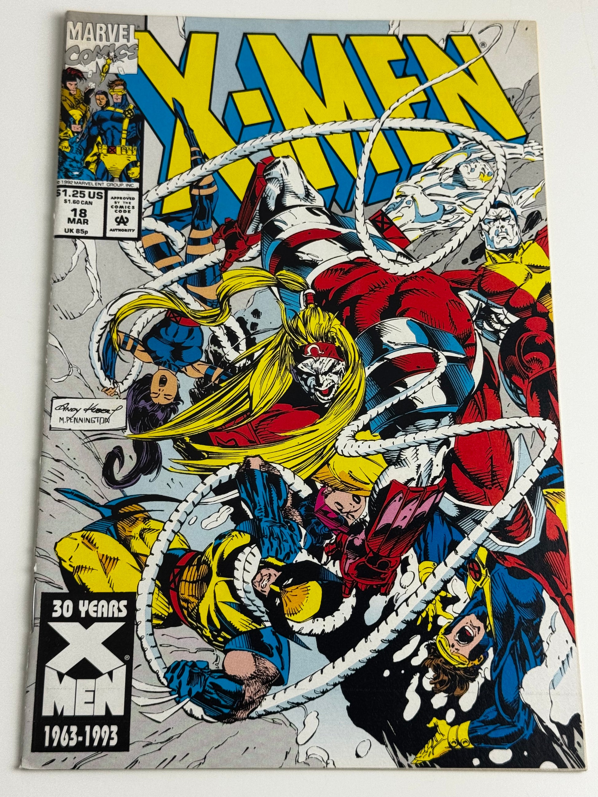 1993 - X-Men, Vol. 1 #18 Var. A - Part 2: The Crops Mature - NM- - ENG 1